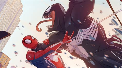 Spiderman Vs Venom 2018 Wallpaperhd Superheroes Wallpapers4k