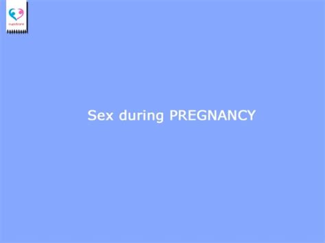 Sex During Pregnancy
