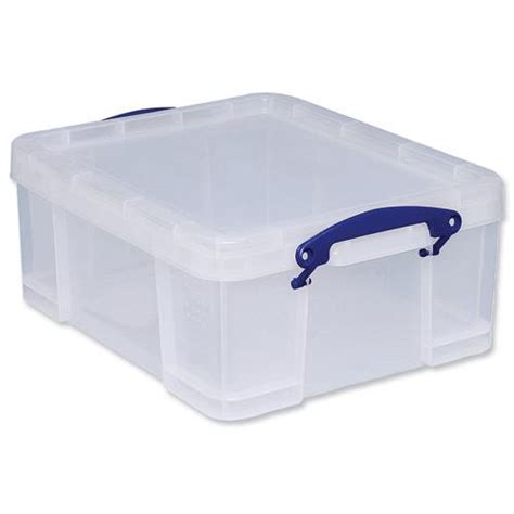 18 L Really Useful Storage Box Plastic Lightweight Robust Stackable 18