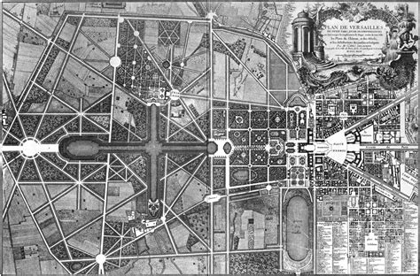 Versailles is best known for being the site of the vast royal palace and gardens built by king louis xiv within what was previously a royal hunting lodge. File:Plan de Versailles - Gesamtplan von Delagrife 1746 ...