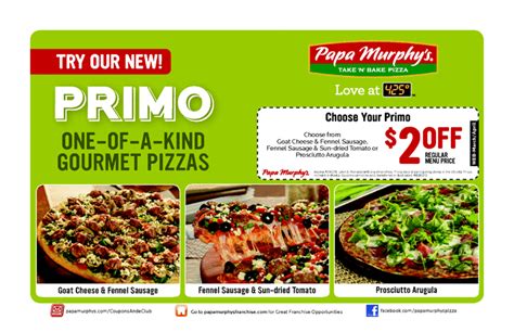 Free Printable Coupons: Papa Murphys Coupons
