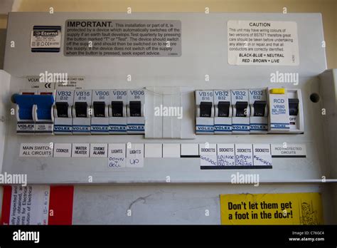 Domestic Fuse Box Hi Res Stock Photography And Images Alamy