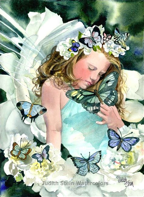 Fairy Butterflies Fantasy 11x15 Giclee By Steinwatercolors On Etsy 40