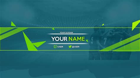 Youtube Banner Template 2 Adobe Photoshop Youtube