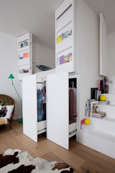 Le soluzioni con letto sopra l'armadio sono adatte per ambienti con forme particolari o funzioni. Armadio Sopra Il Letto