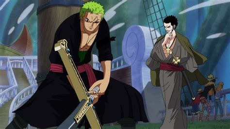 Zoro Inherits The Yoru Sword From Mihawk And Learns Its Power One