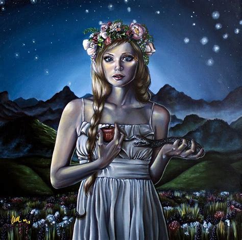 The Maiden Virgo Artwork Christina Lank Plantiebee Arte Arte Fantasía Fantasía