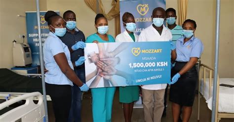 Kayole 1 Health Centre Receives Medical Equipment Donation From Mozzart