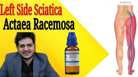 Left Side Sciatica Homeopathy Medicine Actaea Racemosa Symptom How