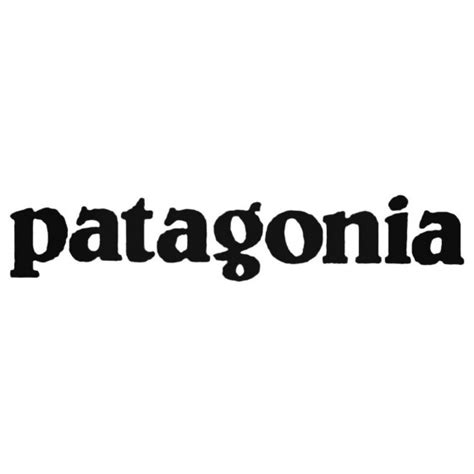 Buy Patagonia Text Logo Decal Sticker Online