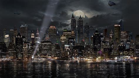 The Batman Universe Gotham Background