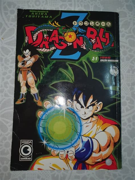 Mangá Dragon Ball Z Z 01 Raditz Conrad 2001 Volume 1 Mercado Livre