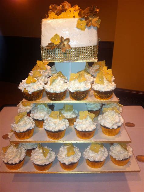 Tiered Cupcake Wedding Cakes Are Up And Coming Wedding Cakes With