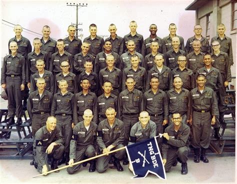 First Row 2nd From The Right Right Behind The Blue Flag 1964 Fort Ord