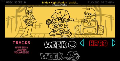 Friday Night Funkin´vs Stickman Cursed Friday Night Funkin Mods