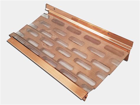 Kandm Copper Gutter Screen K Style Half Round And Box 5