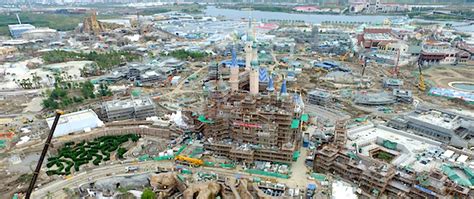 New Construction Photos From Shanghai Disneyland And Universal Studios