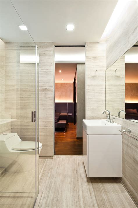 Apartment At Tiong Bahru Singapore Contemporary Bathroom