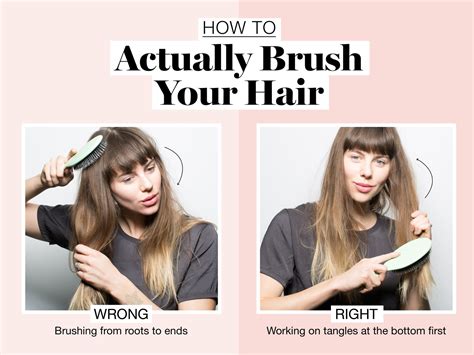 How To Brush Your Hair Hair Brushing Tips That Will Give You Stronger