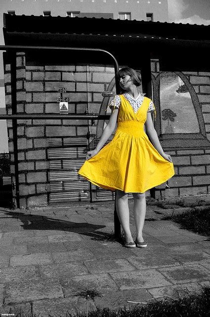 Yellow Dress Color Splash Color Splash Photography Color Splash Photo