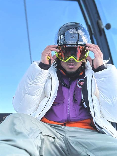 Ozuna Louis Vuitton Ski Helmet Goggles Adidas Puffer And North Face
