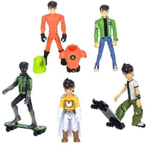 Buy Bandai Ben 10 Exclusive Ben Tennyson 4 Inch Action Figure 5pack