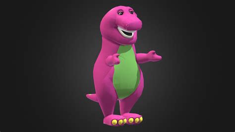 Barney The Dinosaur 3d Model By Darwinvs [592915e] Sketchfab
