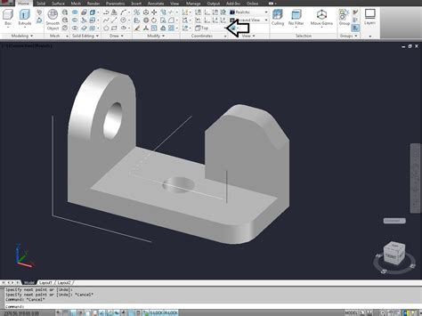 How To Change View In Autocad 3d Modeling Grabcad Tutorials