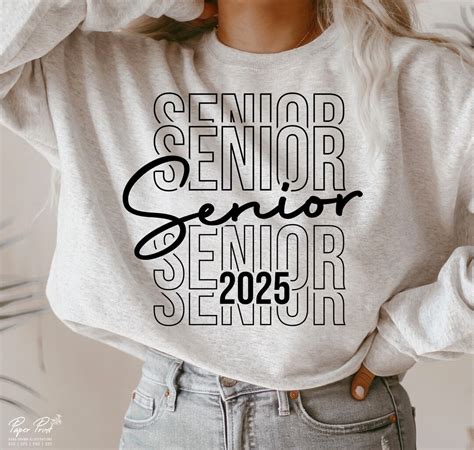 Senior 2025 Svg Class Of 2025 Svg Graduation 2025 Svg High School