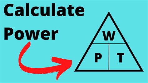 Calculating Power Physics Power Formula Youtube