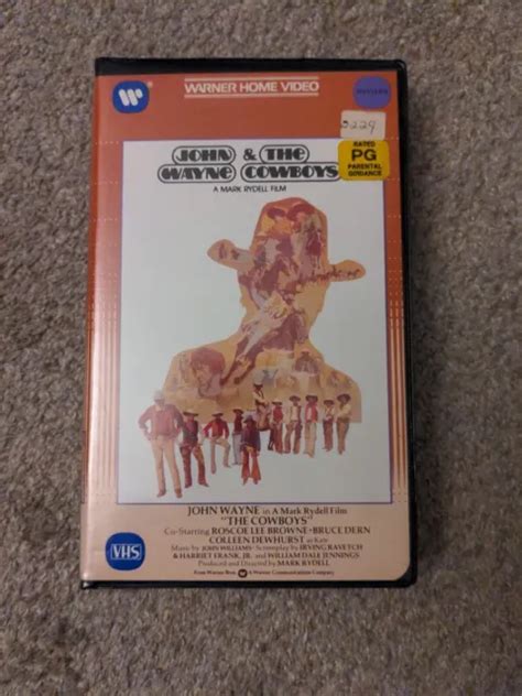 John Wayne And The Cowboys 1972 Clamshell Vhs Tested And Works 1984 Warner