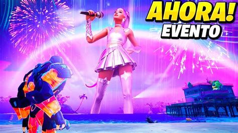 🔴 ¡ahora Concierto De Ariana Grande En Fortnite 😱🔥 Evento De Ariana