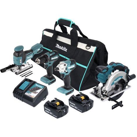 Makita Dlx Tx Akku Kombo Kit V Ddf Djv Dss