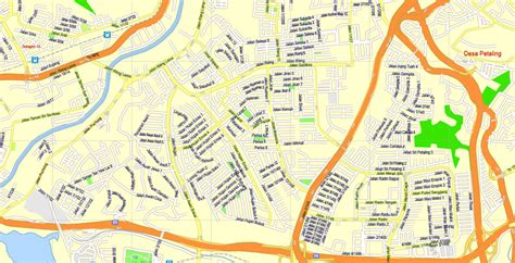 Our city map of kuala lumpur (malaysia) shows 4,348 km of streets and paths. Kuala Lumpur, Malaysia, printable vector street G-view ...