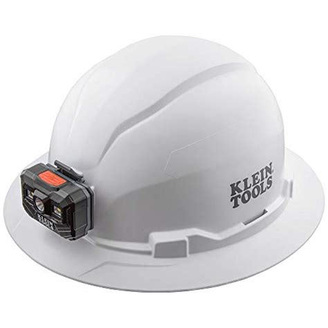 klein tools hard hat non vented full brim style with headlamp pricepulse