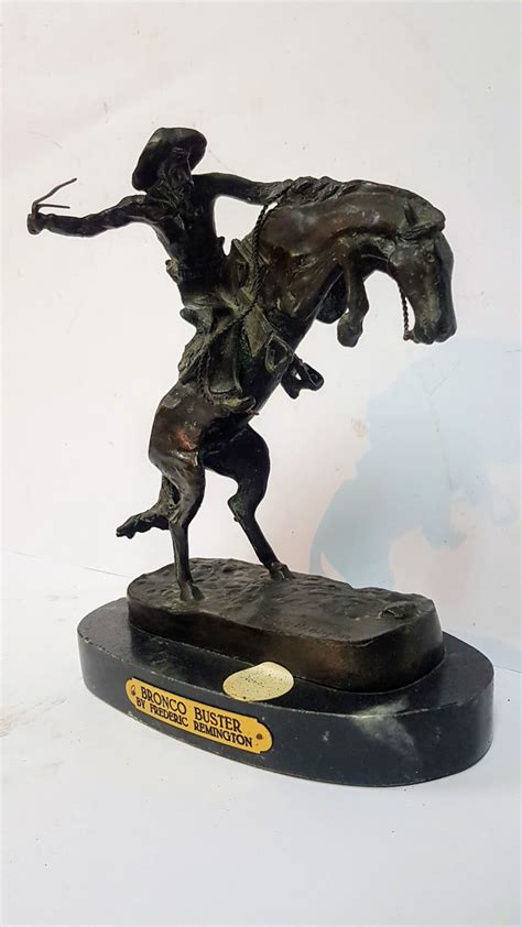 The Bronco Buster By Frederic Remington Mayer Antiques And Collectibles