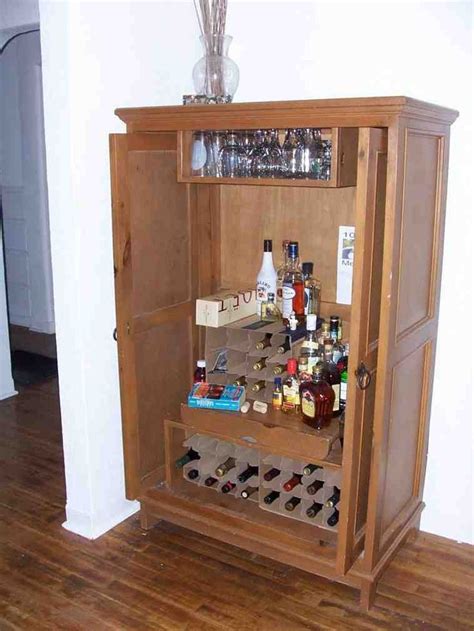 Inside corner cabinets with or without rotating shelves can be a little trickier. Small Locking Liquor Cabinet | Locking liquor cabinet ...