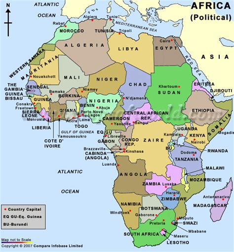 Labeled outline map of african rivers: African Geography - EXPLORE LEARN