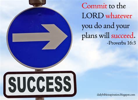 Commit To The Lord Whatever You Doand Your Plans Will Succeed