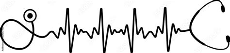 Heartbeat Svg Heartbeat Stethoscope Svg Heart Beat Png Cardiology