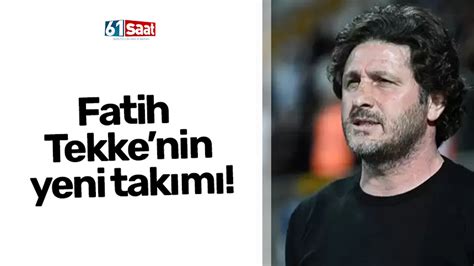 Fatih Tekkenin Yeni Tak M Trabzon Haber Sayfasi