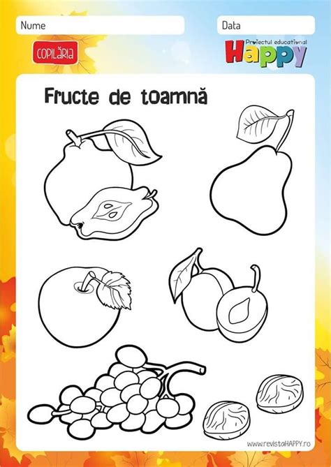 Planse De Colorat Pentru Copii Cu Fructe Si Legume Coloring To Print