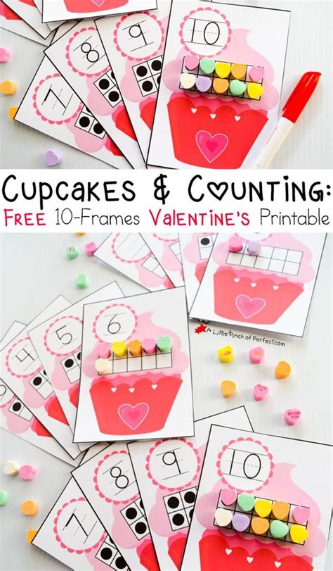Math Valentines And Heart Cupcakes On Pinterest