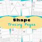 Tracing Shape Worksheets