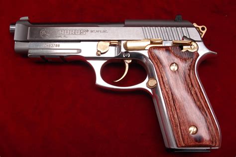 Taurus Pt 92 Afs Stainless Wgold A For Sale At