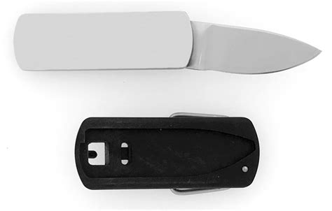Gerber Touché Stainless Steel Knife W Black Plastic Belt Buckle 72ss