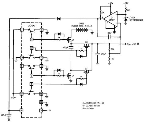 Simple Switching Regulator Circuit Diagram Electronic Circuit