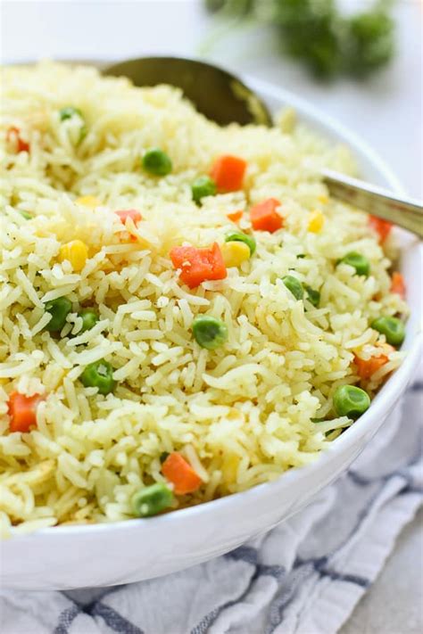 Easy Mixed Vegetable Rice Recipe Rice Side Dish Recipes Rice Side
