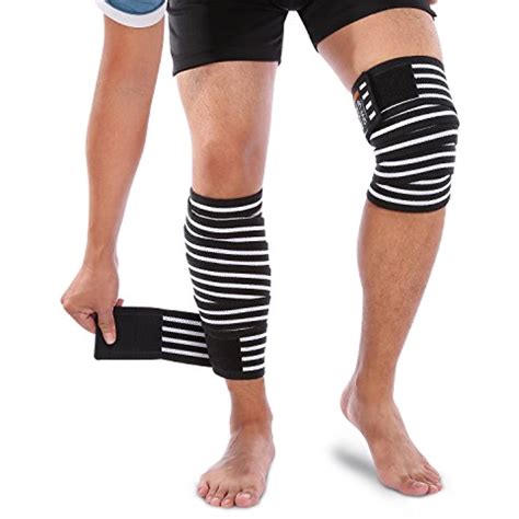 Yosoo Knee Wraps Calf Compression Knee Sleeve Thigh Adjustable Wrap Leg