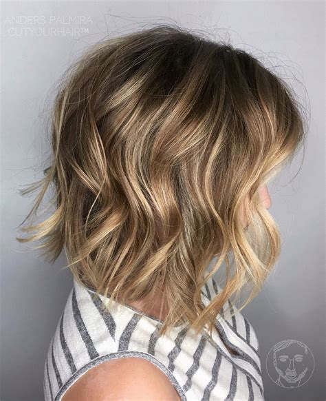 Add a little funkiness to your fine hair with this style at the same time you will get to enjoy a new volume to the hair if styled right. Aveda Wavy long blonde bob Short hair Beach wave medium ...